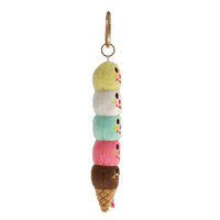 Five Scoops Ice Cream Corn Key Holder Charms