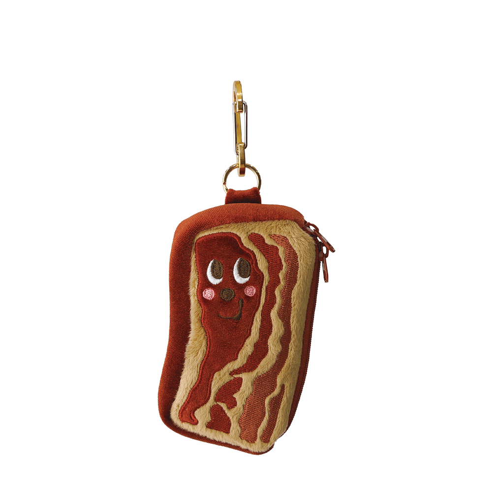 Thick Sliced Bacon / Mini Pouch for Earbuds