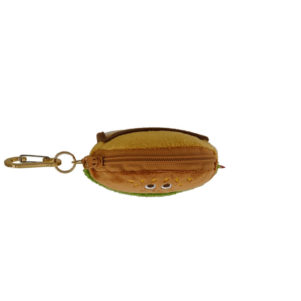 Pass Card Case with Zipper / Hamburger II