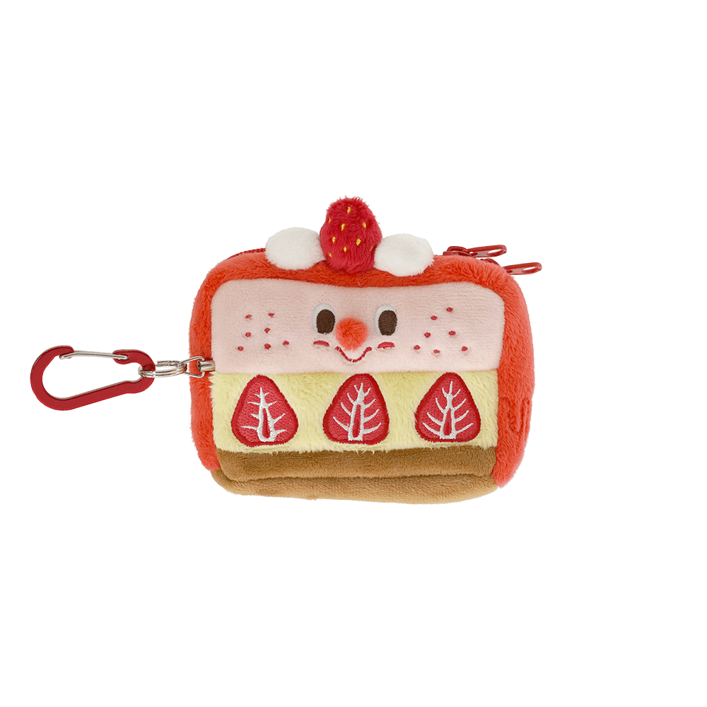 Pass Card Case / Redesign Strawberry Shortcake (with zipper)