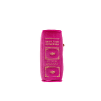 Old Book Pouch /  Magenta