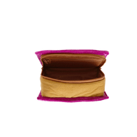 Old Book Pouch /  Magenta