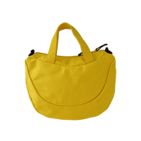 Large Banana Canvas Tote Bag / Plain Yellow