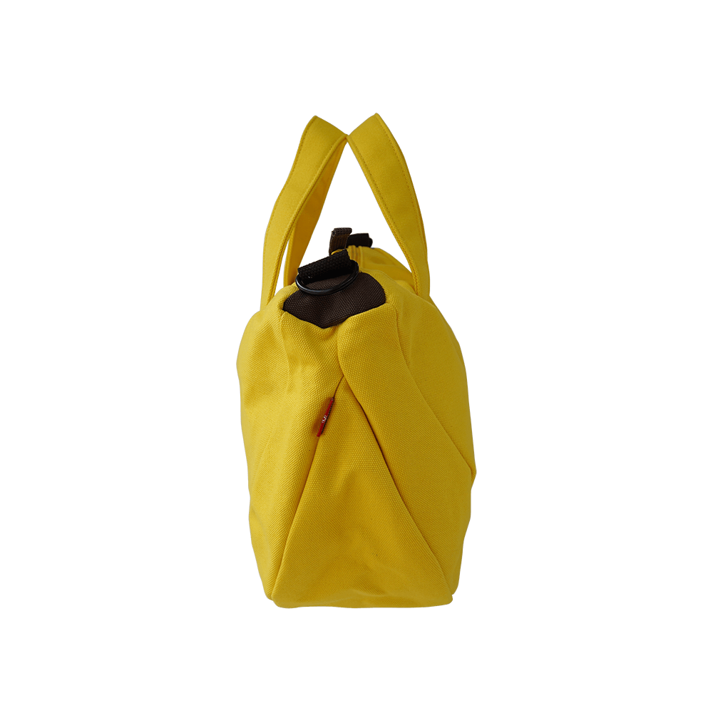 Large Banana Canvas Tote Bag / Plain Yellow