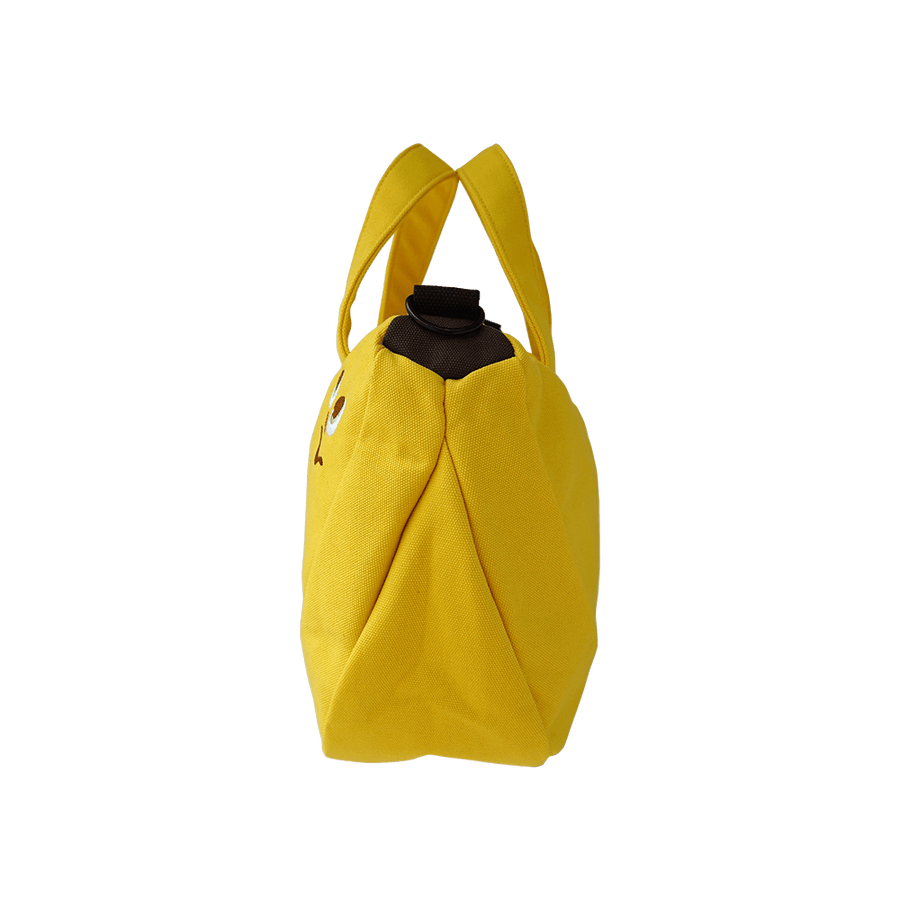 Large Banana Canvas Tote Bag / Plain Yellow