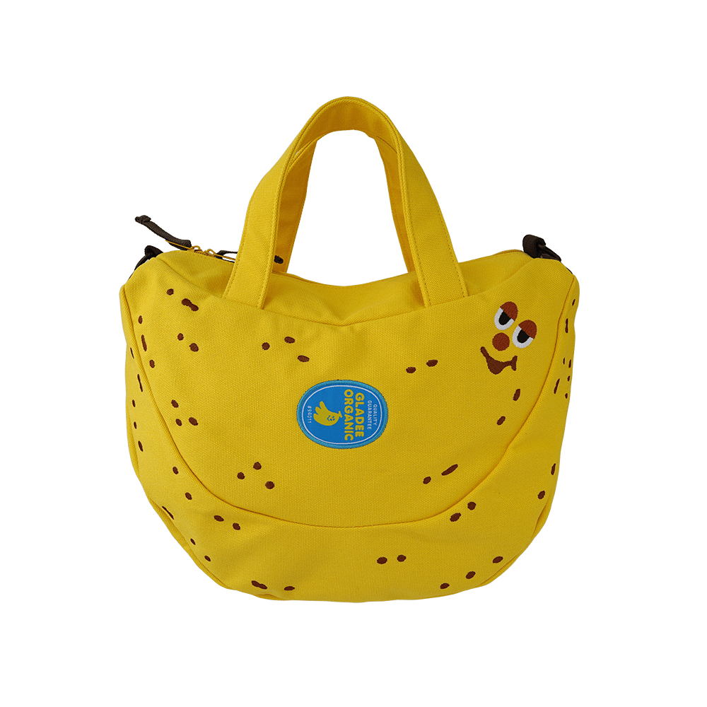 Large Banana Canvas Tote Bag / Premium Ripe