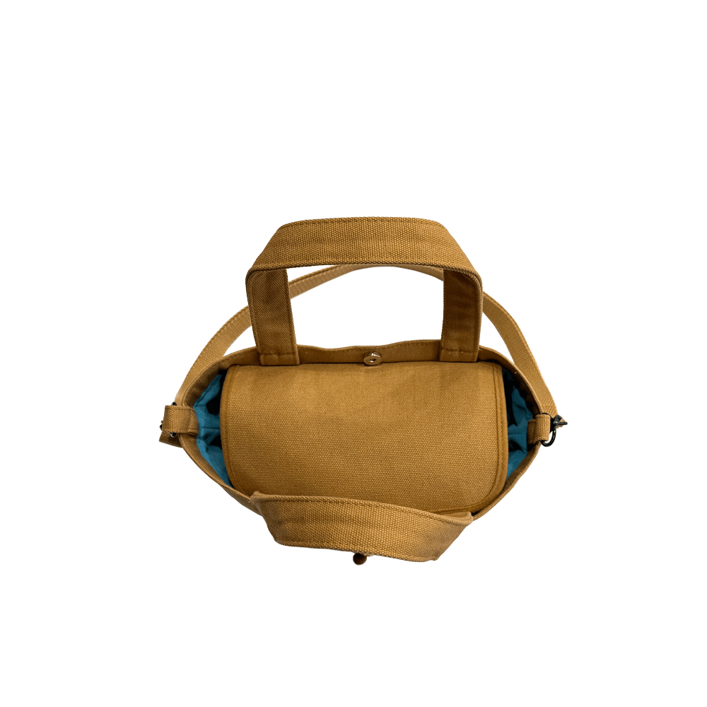 Canvas Stroll Mini Tote Bag / Bear Brown Cousin