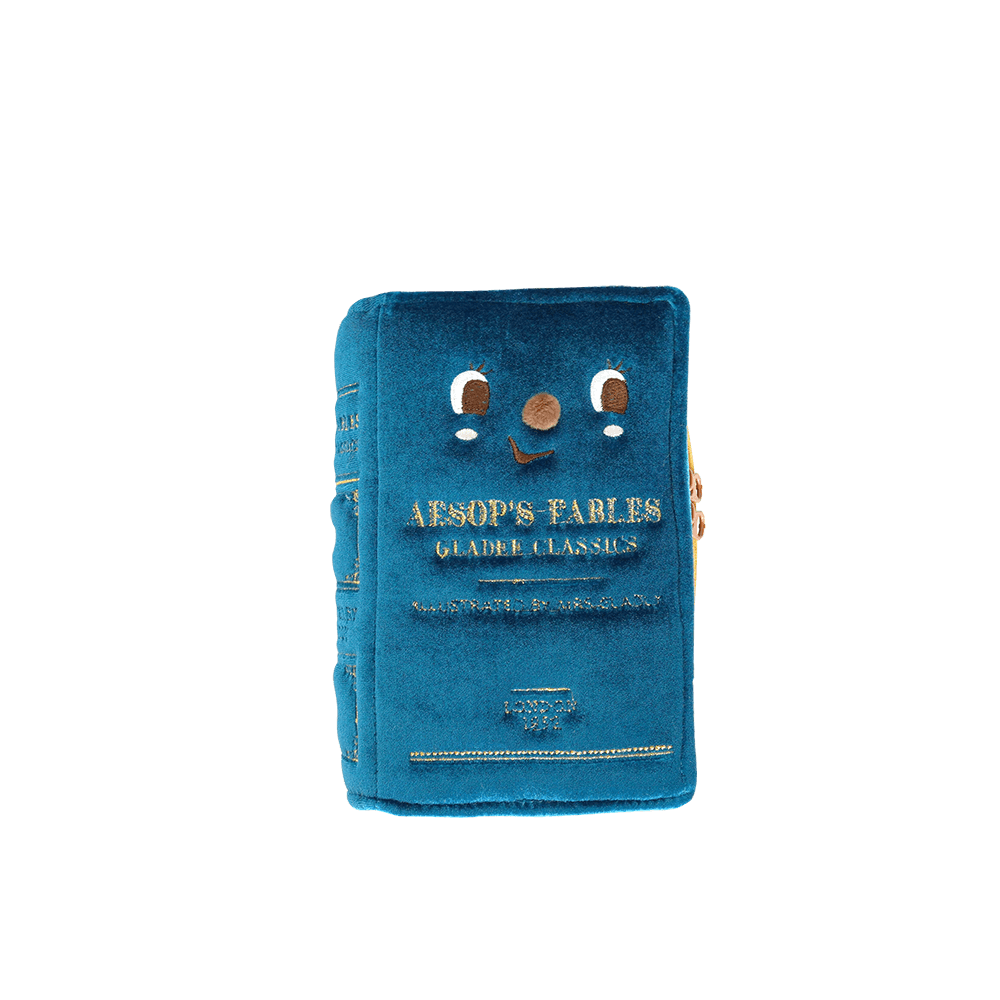 Old Book Pouch 3 /  Blue