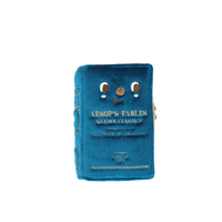 Old Book Pouch 3 /  Blue