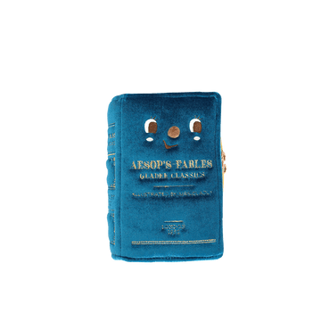 Old Book Pouch 3 /  Blue