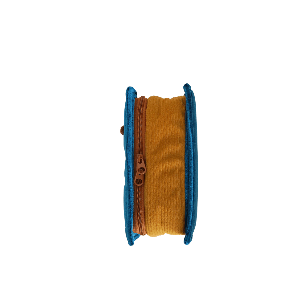 Old Book Pouch 3 /  Blue