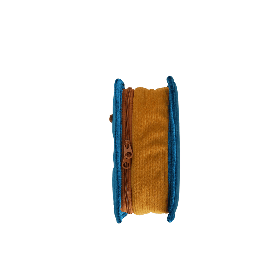 Old Book Pouch 3 /  Blue