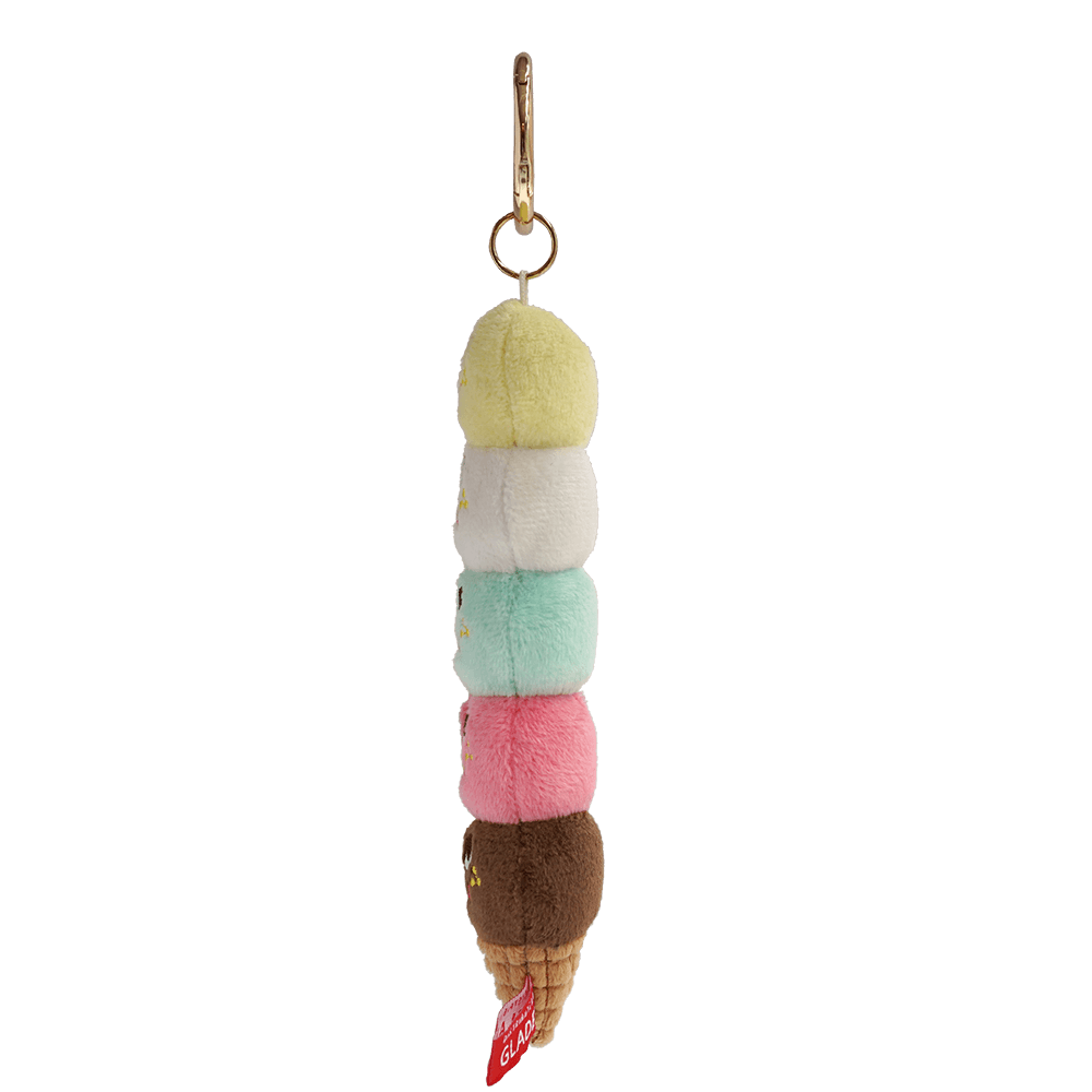 Five Scoops Ice Cream Corn Key Holder Charms