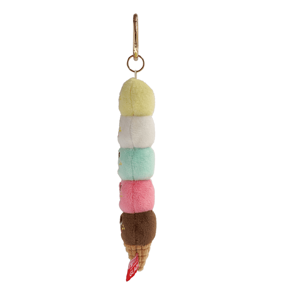 Five Scoops Ice Cream Corn Key Holder Charms