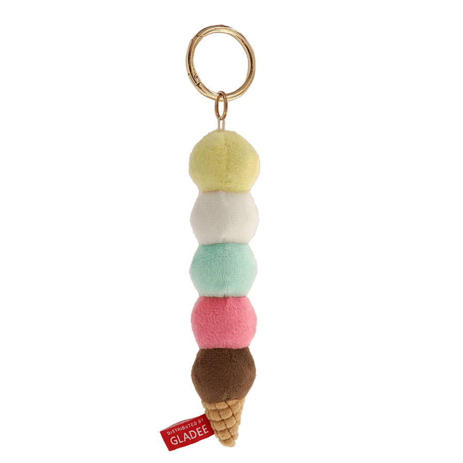 Five Scoops Ice Cream Corn Key Holder Charms