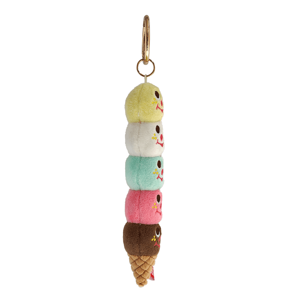 Five Scoops Ice Cream Corn Key Holder Charms