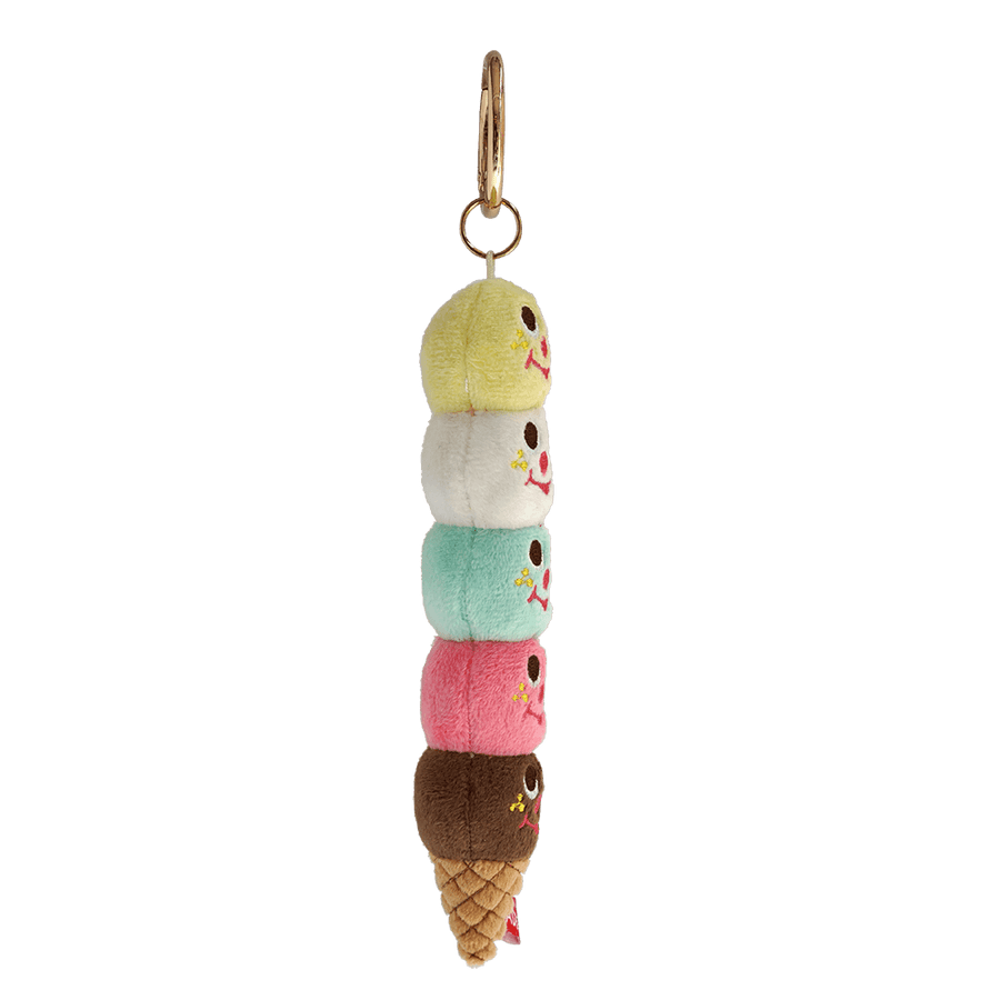 Five Scoops Ice Cream Corn Key Holder Charms