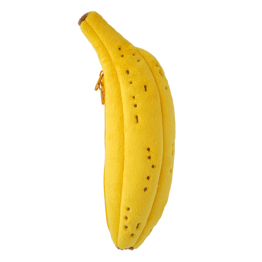 Embroidered Ripe Banana Pencil Case