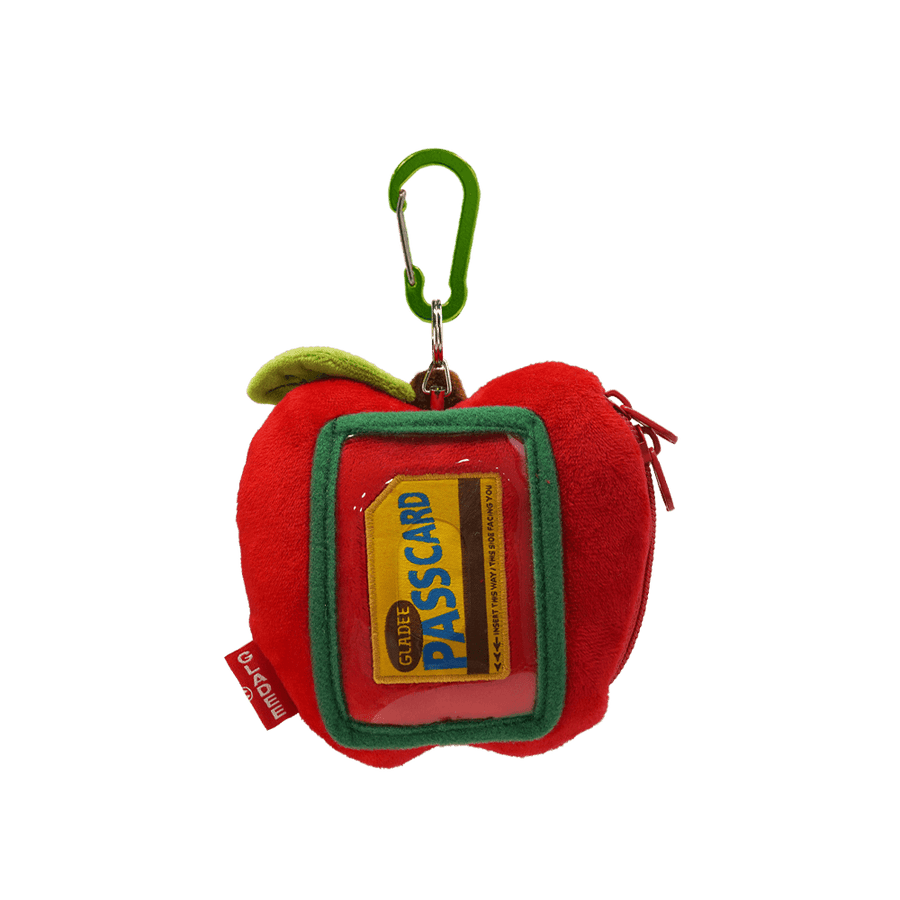 Pass Card Case / Apple (with zipper)