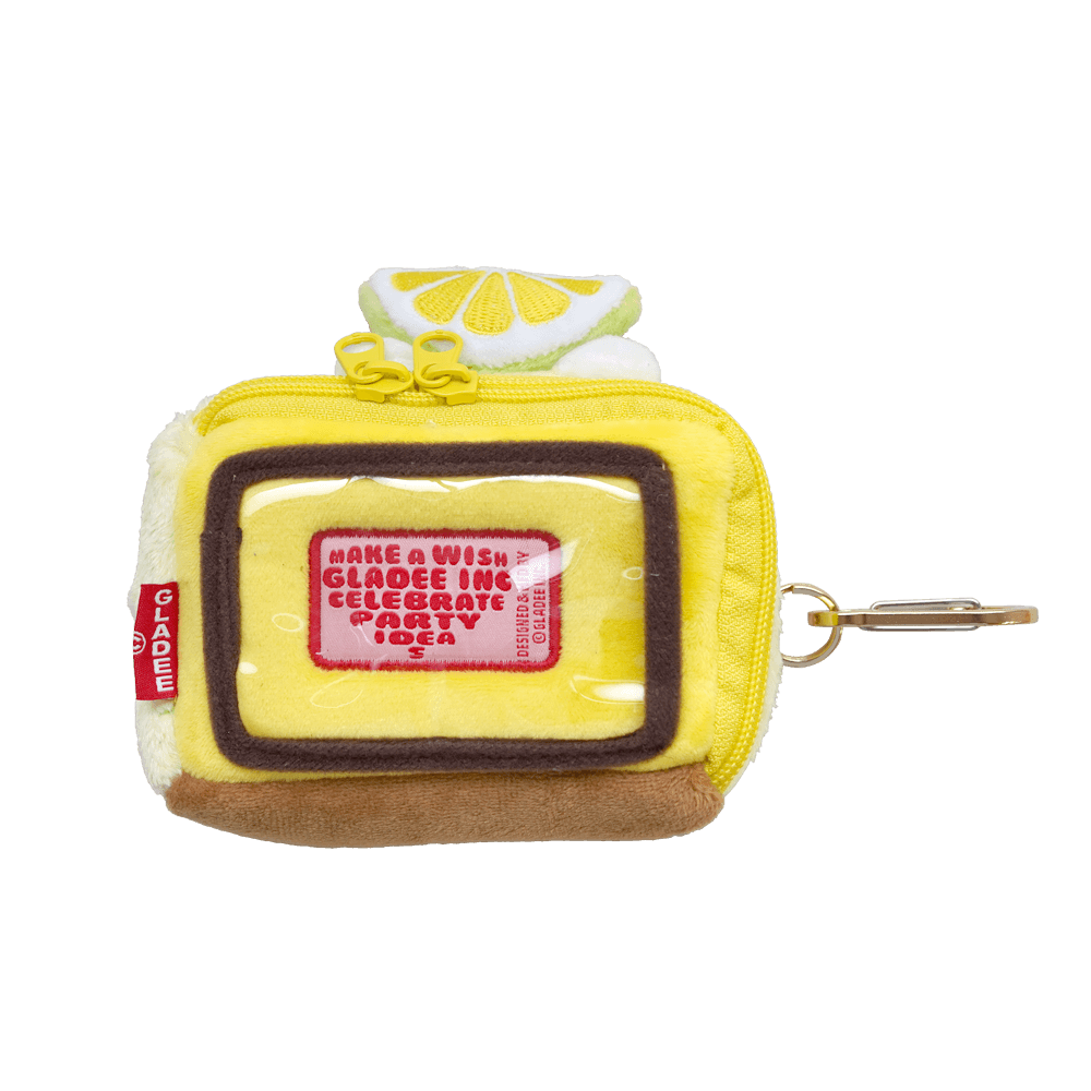 Pass Card Case / Lemon Short Cake (with zipper)