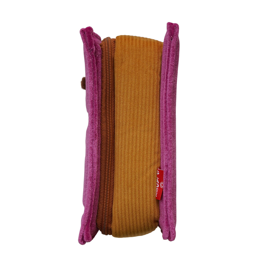 Old Book Pouch /  Magenta