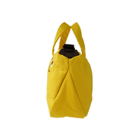 大号香蕉帆布手提袋 / 纯黄色