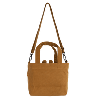 Canvas Stroll Mini Tote Bag / Bear Brown Cousin