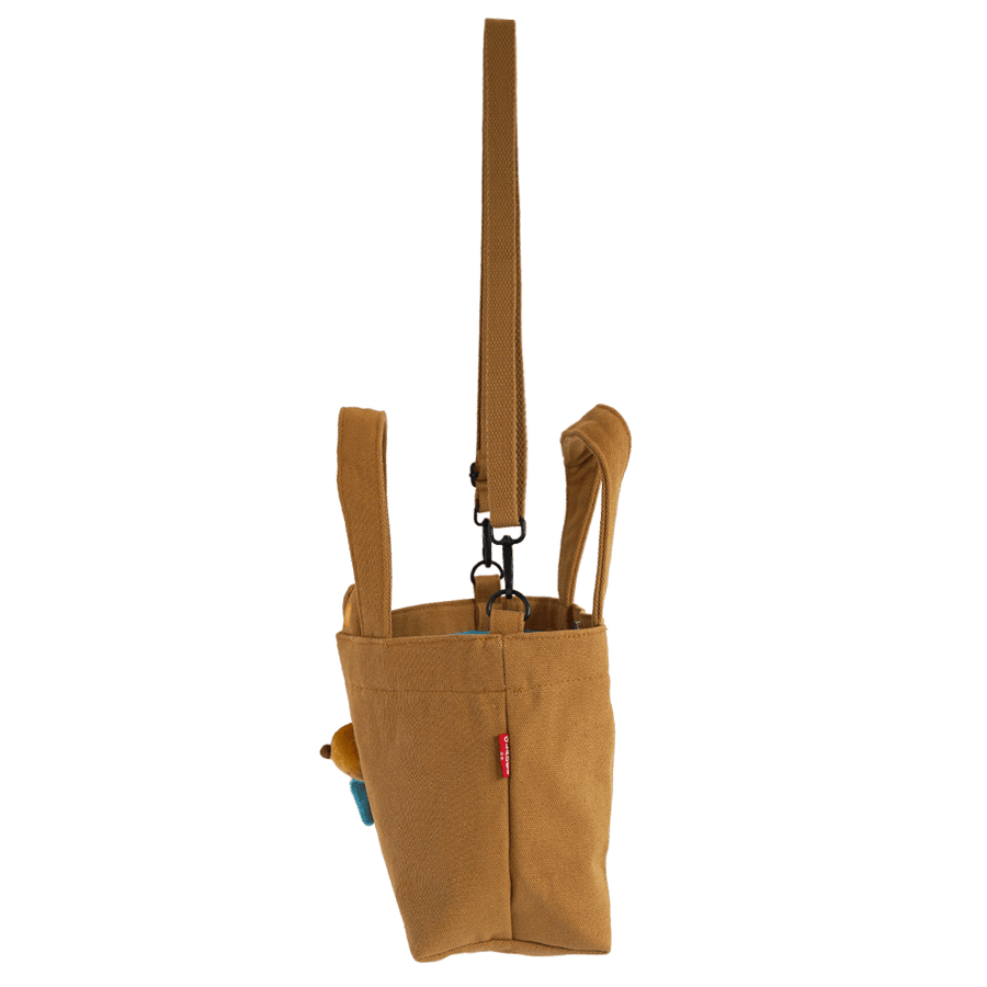 Canvas Stroll Mini Tote Bag / Bear Brown Cousin