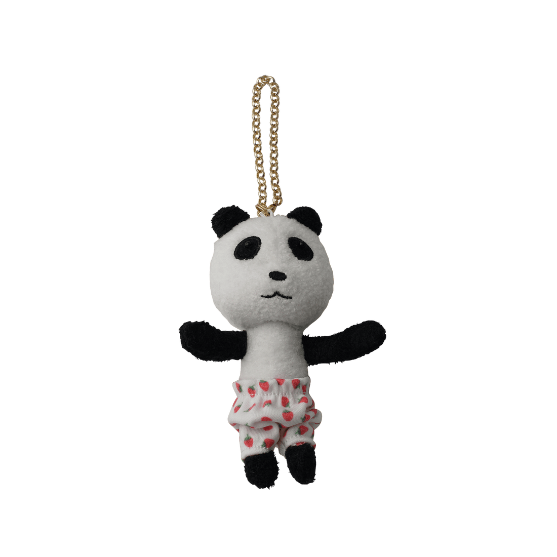钥匙扣带磁铁 / 熊猫草莓裤子