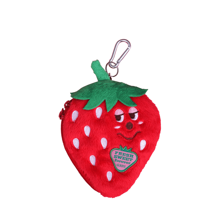 Pass Card Case / Strawberry (with Zipper) – Gladee Official Store