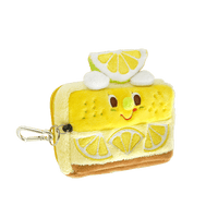 レモンショートケーキパスケース (ジップポケット付)