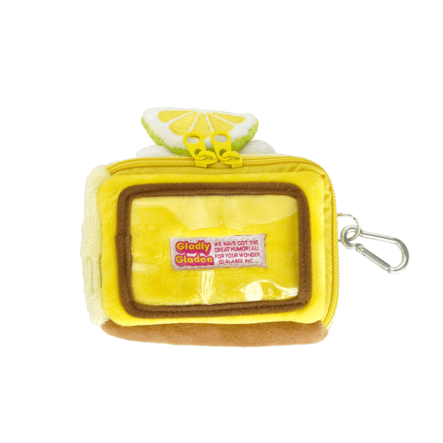 Pass Card Case / Lemon Shortcake (with zipper)