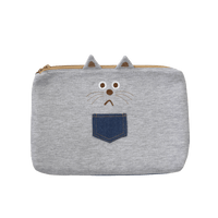 Flat Pouch Large Smooth Cat