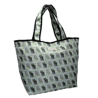 Roll & Snap Tote Bag / Cats & Birds