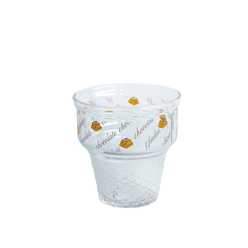 Ice Corn Glass Cup / Chocolate
