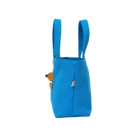 Canvas Stroll Mini Tote Bag / Bear Blue