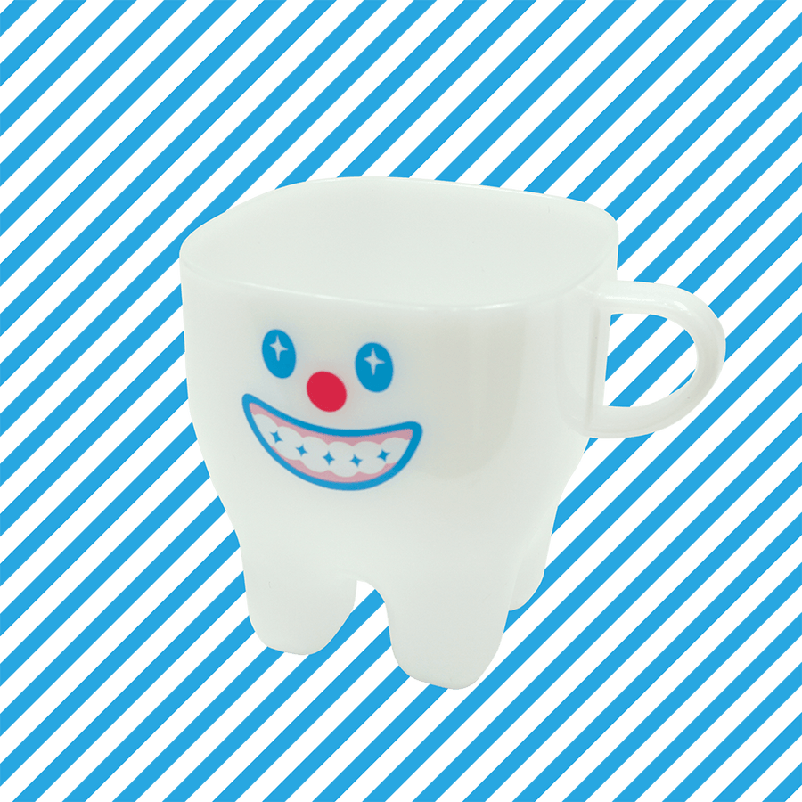 牙齿塑料杯 / 健康牙齿